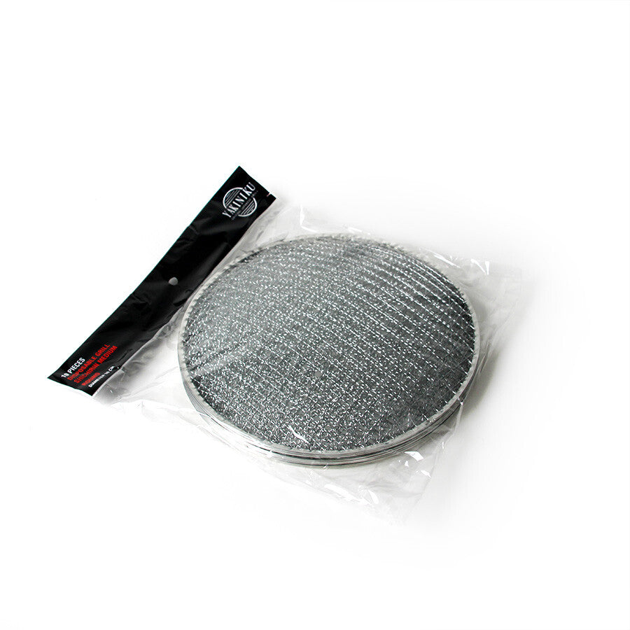 YAKINIKU Rundes Shichirin-Einweggitter (10 Stück) | MEDIUM