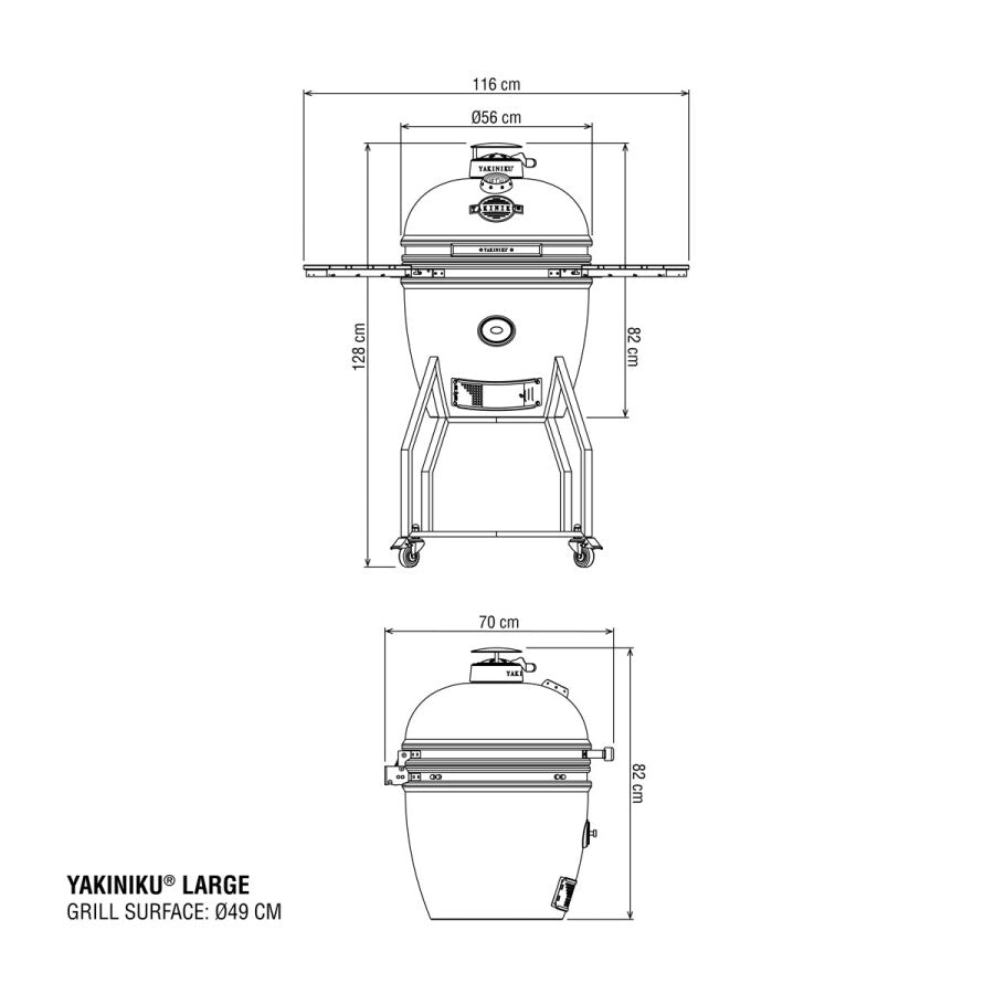 YAKINIKU® LARGE Kamado complete