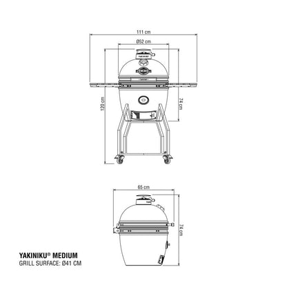 YAKINIKU® MEDIUM Kamado compleet