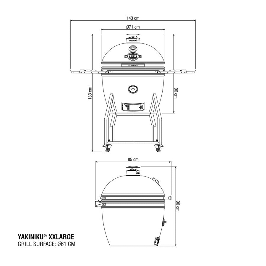 YAKINIKU® XXLARGE Kamado complete